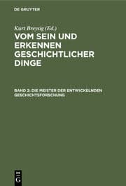 Cover von Die Meister der entwickelnden Geschichtsforschung