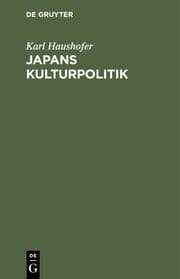 Cover von Japans Kulturpolitik