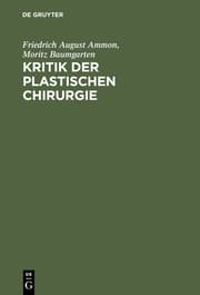 Cover von Kritik der plastischen Chirurgie