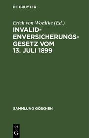 Cover von Invalidenversicherungsgesetz