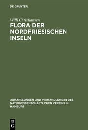 Cover von Flora der Nordfriesischen Inseln
