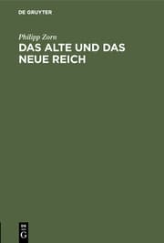 Cover von Das alte und das neue Reich