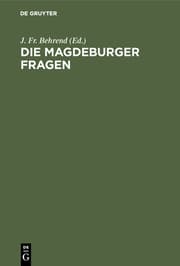 Cover von Die Magdeburger Fragen