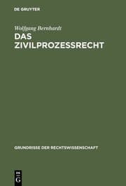 Cover von Das Zivilprozeßrecht