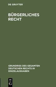 Cover von Bürgerliches Recht