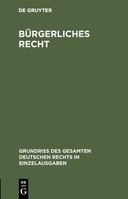 Cover von Bürgerliches Recht (Sachenrecht)