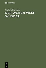 Cover von Der weiten Welt Wunder