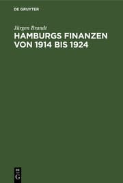 Cover von Hamburgs Finanzen von 1914 bis 1924