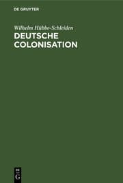 Cover von Deutsche Colonisation