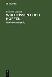 Cover von Wir heißen Euch hoffen!