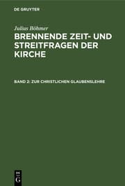 Cover von Zur christlichen Glaubenslehre