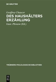 Cover von Des Haushälters Erzählung