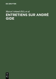 Cover von Entretiens sur André Gide