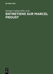 Cover von Entretiens sur Marcel Proust