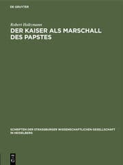 Cover von Der Kaiser als Marschall des Papstes