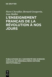Cover von L'enseignement français de la Révolution à nos jours