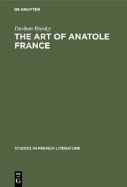 Cover von The art of Anatole France