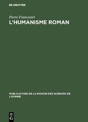 Cover von L'humanisme roman