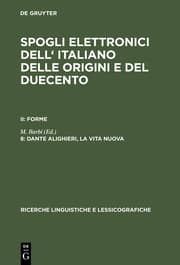 Cover von Dante Alighieri, la vita nuova
