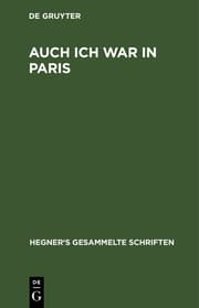 Cover von Auch ich war in Paris