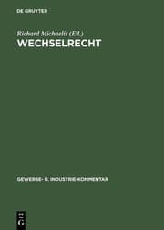 Cover von Wechselrecht