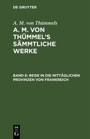 Cover von Reise in die mittäglichen Provinzen von Frankreich