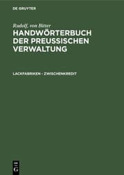 Cover von Lackfabriken - Zwischenkredit