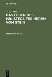 Cover von 1815 bis 1823