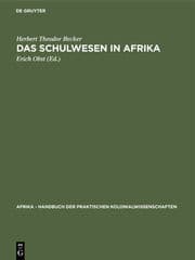 Cover von Das Schulwesen in Afrika