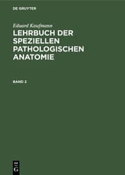 Cover von Lehrbuch der speziellen pathologischen Anatomie für Studierende und Ärzte