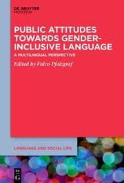 Cover von Public Attitudes Towards Gender-Inclusive Language