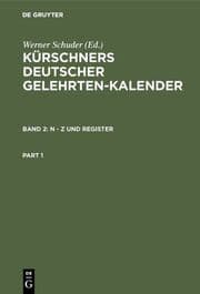 Cover von N - Z und Reg.