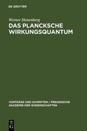 Cover von Das Plancksche Wirkungsquantum