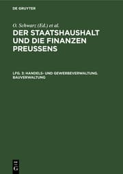 Cover von Handels- und Gewerbeverwaltung.Bauverwaltung