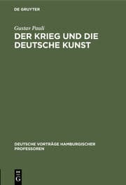 Cover von Der Krieg und die deutsche Kunst