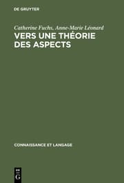 Cover von Vers une théorie des aspects