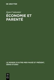 Cover von Économie et parente
