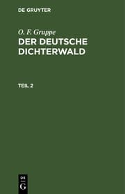 Cover von Der deutsche Dichterwald