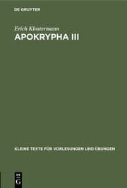 Cover von Apokrypha III