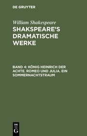 Cover von König Heinrich der Achte.Romeo und Julia.Ein Sommernachtstraum
