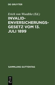Cover von Invalidenversicherungsgesetz