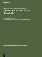 Cover von Deutsche Volkslieder mit ihren Melodien