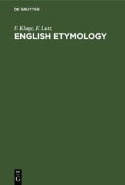 Cover von English etymology
