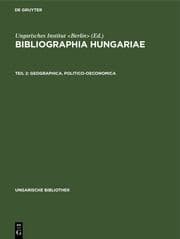 Cover von Geographica.Politico-oeconomica