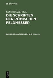 Cover von Erläuterungen und Indices