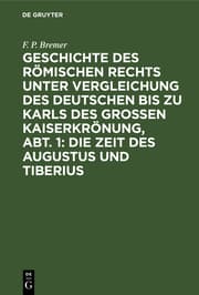 Cover von Die Zeit des Augustus und Tiberius