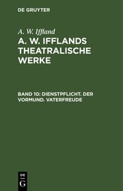 Cover von Dienstpflicht.Der Vormund.Vaterfreude