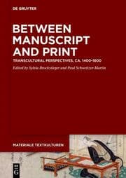 Cover von Between Manuscript and Print