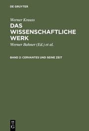 Cover von Cervantes und seine Zeit