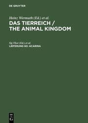 Cover von Acarina: Tydeidae, Ereynetidae